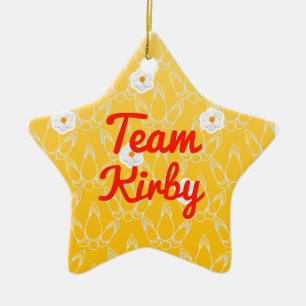 Ornamento De Cerâmica Equipe Kirby