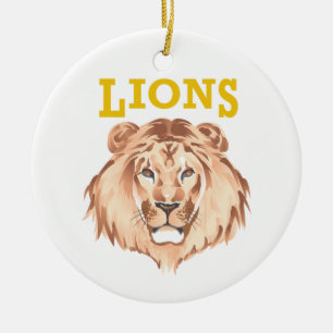 Ornamento De Cerâmica Equipe Lions