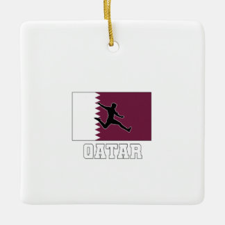 Ornamento De Cerâmica Equipe Nacional de Futebol do Qatar