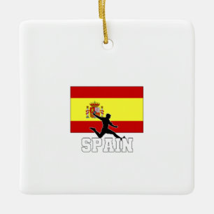 Ornamento De Cerâmica Equipe Nacional de Futebol espanha