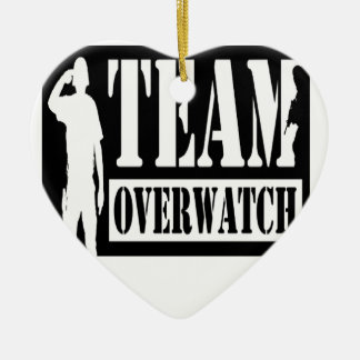 Ornamento De Cerâmica Equipe Overwatch