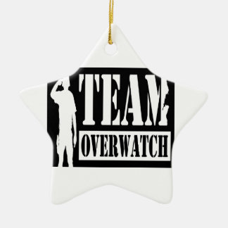Ornamento De Cerâmica Equipe Overwatch