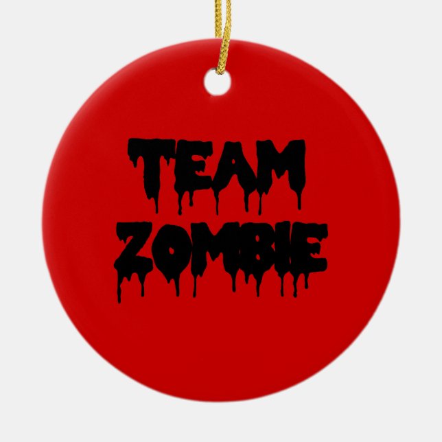 Ornamento De Cerâmica Equipe Zumbi (Frente)