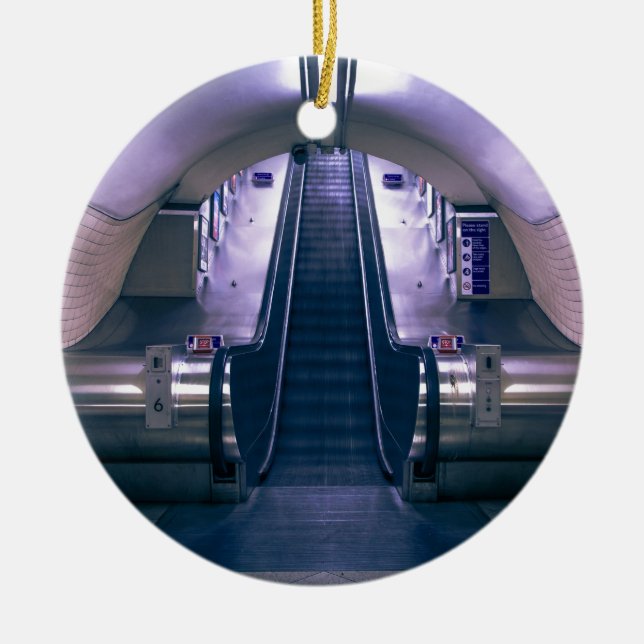 Ornamento De Cerâmica Escada rolante (Frente)