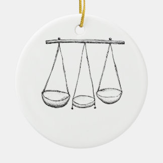 Ornamento De Cerâmica Escala