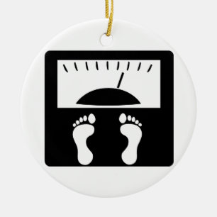 Ornamento De Cerâmica Escalas de peso