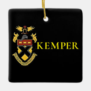 Ornamento De Cerâmica Escola Militar Kemper