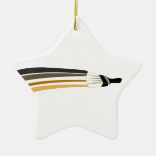 Ornamento De Cerâmica Escova de pintura Home do artista da pintura