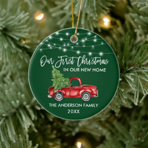 Ornamento De Cerâmica Escrita em Pincel 1rua Luz de Natal