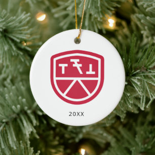Ornamento De Cerâmica Escudo Phi Sigma Kappa