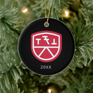 Ornamento De Cerâmica Escudo Phi Sigma Kappa