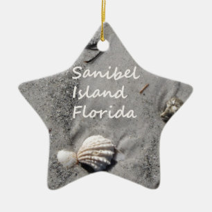 Ornamento De Cerâmica Escudos da areia da ilha de Sanibel