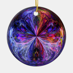 Ornamento De Cerâmica Esfera de Fantasia