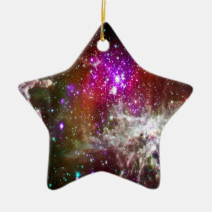 Ornamento De Cerâmica Espaço - Nebulosa Pacman