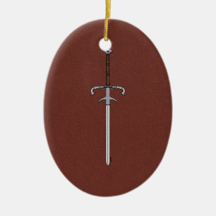 Ornamento De Cerâmica Espada do século XVI