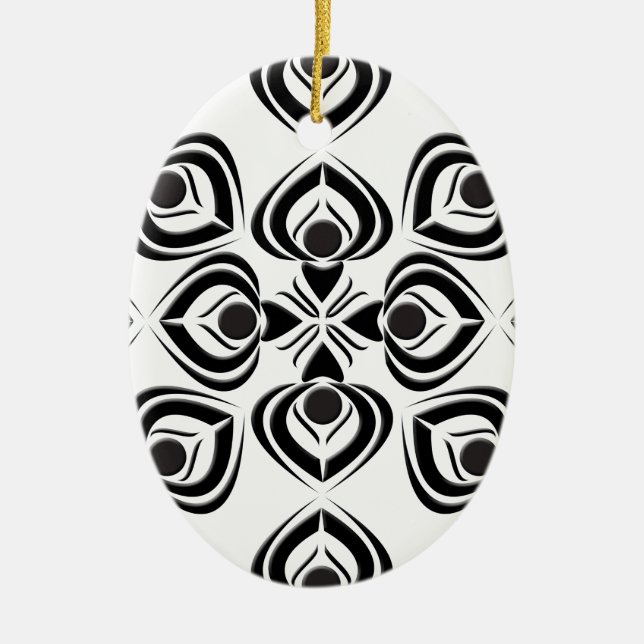 Ornamento De Cerâmica Espadas (Frente)