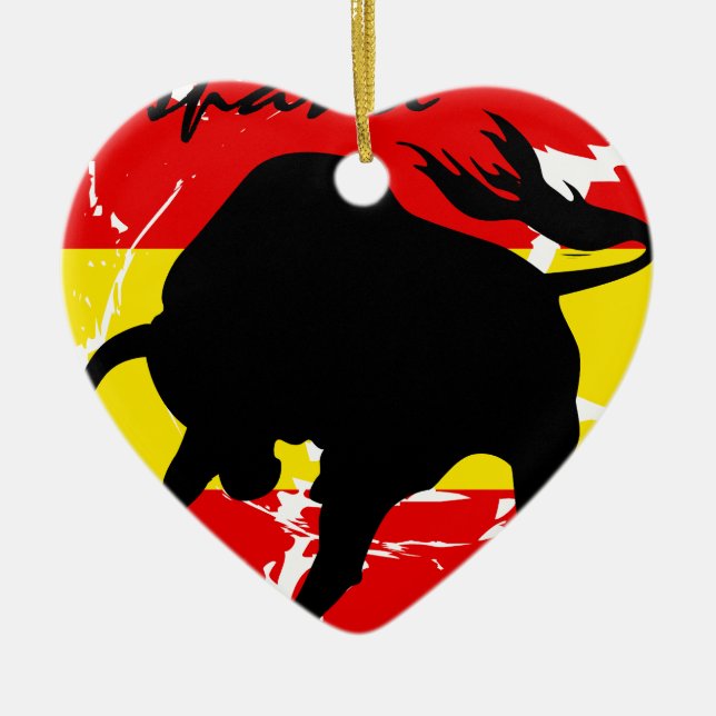 Ornamento De Cerâmica Espana (Frente)