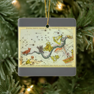 Ornamento De Cerâmica Espelho da Urânia, Mapa Celestial da Astronomia Vi