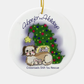 Ornamento De Cerâmica Esperança para os feriados