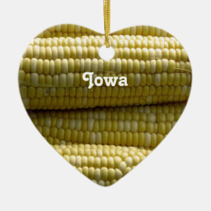 Ornamento De Cerâmica Espiga de milho de Iowa
