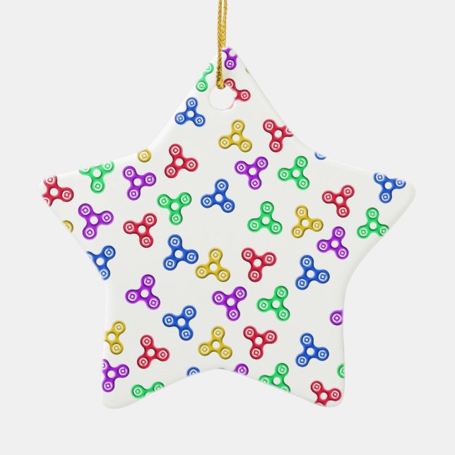 Ornamento De Cerâmica Espinadores do Fidget (Frente)