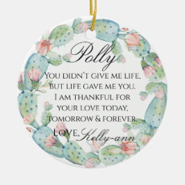 Ornamento De Cerâmica Espírito Da Noiva Dotada