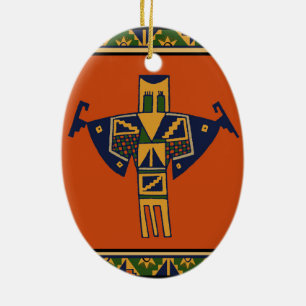 Ornamento De Cerâmica Espírito Xamã do Sudoeste