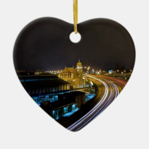 Ornamento De Cerâmica Estação RVA da rua principal