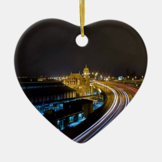 Ornamento De Cerâmica Estação RVA da rua principal (Frente)