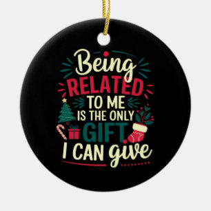Ornamento De Cerâmica Estar relacionado a mim é o presente que posso dar