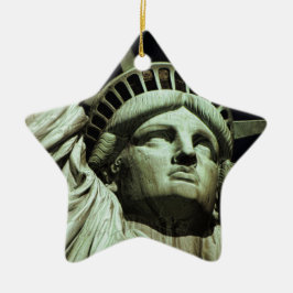 Ornamento De Cerâmica Estátua da Liberdade