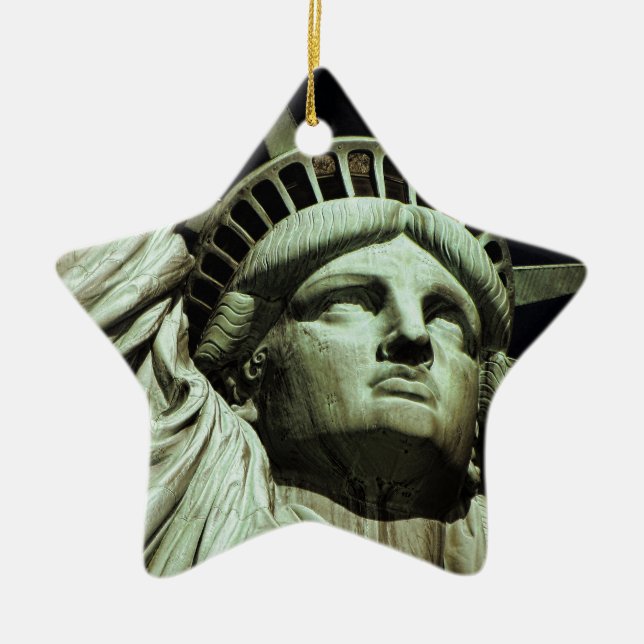 Ornamento De Cerâmica Estátua da Liberdade (Frente)