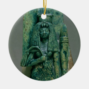 Ornamento De Cerâmica Estatueta da rainha Tiye, esposa de Amenophis III,