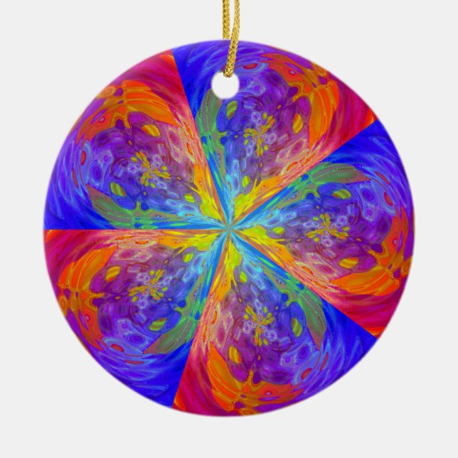 Ornamento De Cerâmica Esteira (Frente)