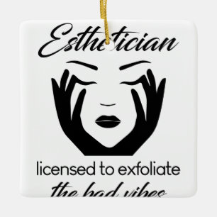Ornamento De Cerâmica Estético Licenciado Para Esfoliar