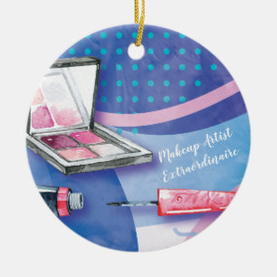 Ornamento De Cerâmica Estilista Extraordinaire da beleza do maquilhador