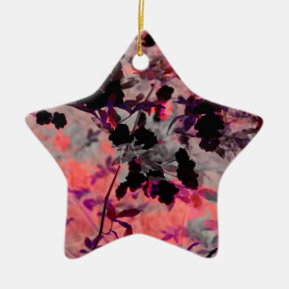 Ornamento De Cerâmica Estilo asiático da flor vermelha moderna, estilo d