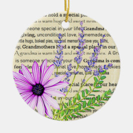 Ornamento De Cerâmica Estilo Avô Natal Vintage Bonito