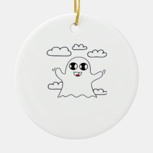 Ornamento De Cerâmica Estilo criativo de pequeno boo bonito