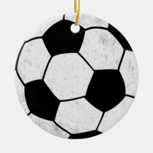 Ornamento De Cerâmica Estilo Gráfico Estético de Campo de Futebol Old Sc