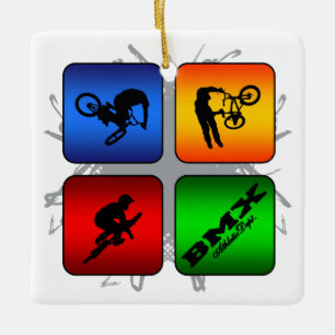 Ornamento De Cerâmica Estilo Urbano BMX Incrível