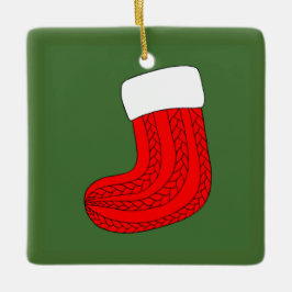 Ornamento De Cerâmica Estoque de Natal