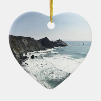 Ornamento De Cerâmica Estrada Sur grande da Costa do Pacífico da vista