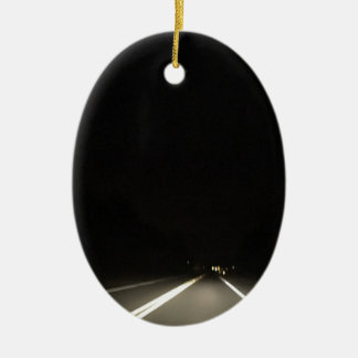 Ornamento De Cerâmica Estradas escuras e aventuras do nighttime