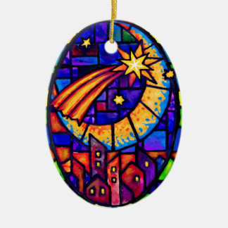 Ornamento De Cerâmica Estrela de Bethlehem