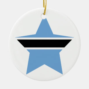 Ornamento De Cerâmica Estrela de Botswana