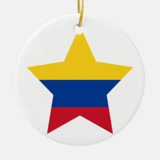 Ornamento De Cerâmica Estrela de Colômbia