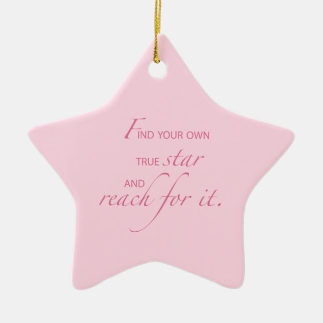 Ornamento De Cerâmica Estrela de Graduação Niece, Presente Personalizado (Frente)