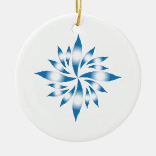 Ornamento De Cerâmica Estrela de Natal Interna nº 2
