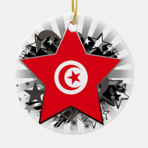 Ornamento De Cerâmica Estrela de Tunísia